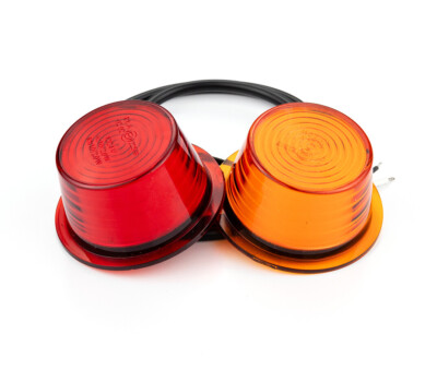 Orange-rotes Modul für Leuchten mit einem Ausleger MDPC 2624