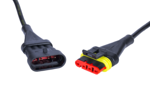 ZPR 3020 (8.2.2) 12/24V LED-Beleuchtungsset mit Warntafel, Superseal-Steckdose und -Stecker