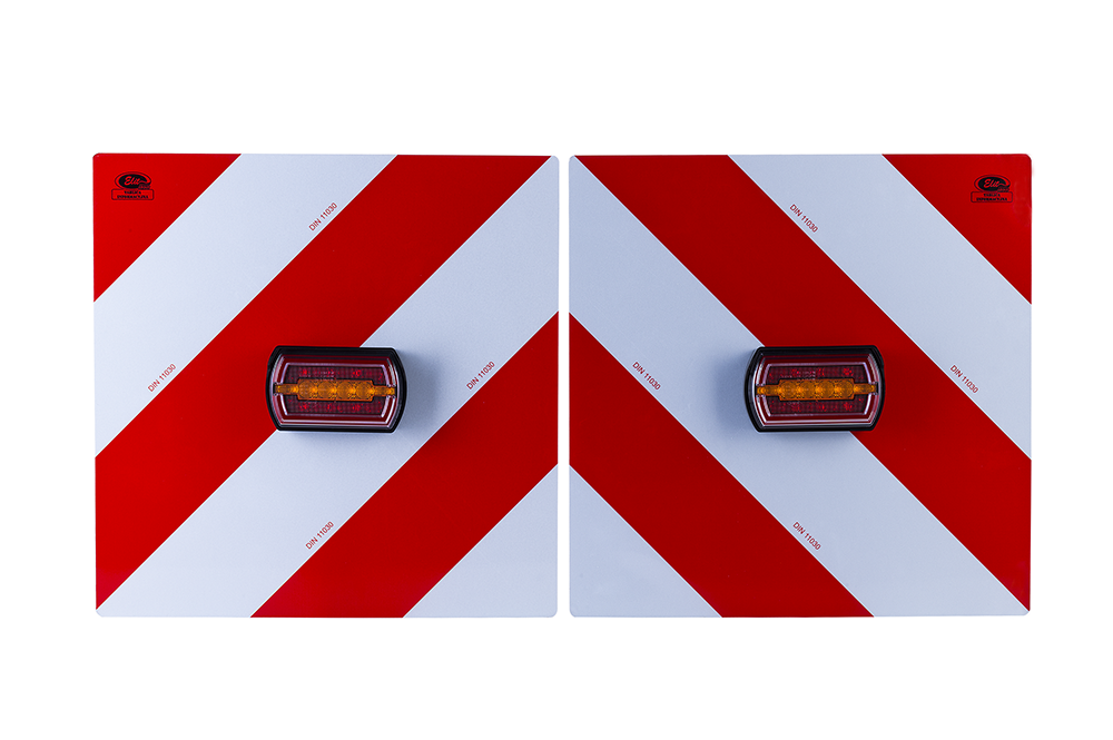 ZPR 3020 (8.2.2) 12/24V LED-Beleuchtungsset mit Warntafel, Superseal-Steckdose und -Stecker