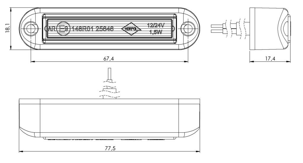 LCD 3463 Rückfahrleuchte